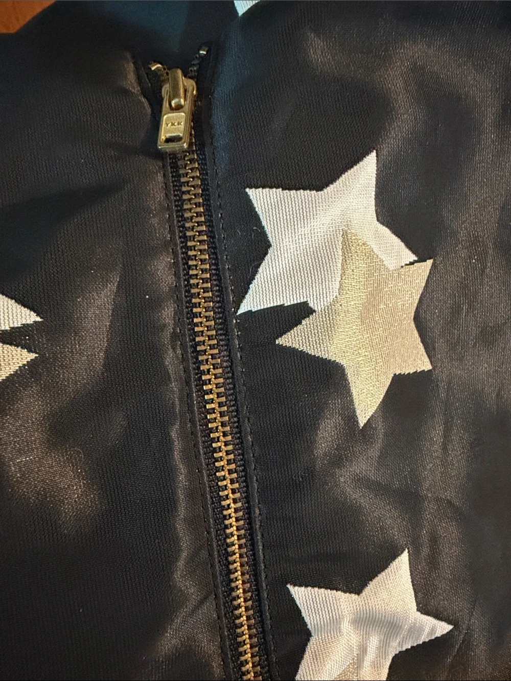 Gymboree Girls Black Party Dress with Gold Star Embellishments 10